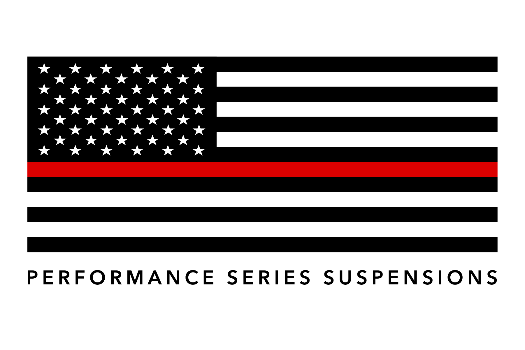 Link Mfg. Redline Performance Series Suspension Logo with American Flag