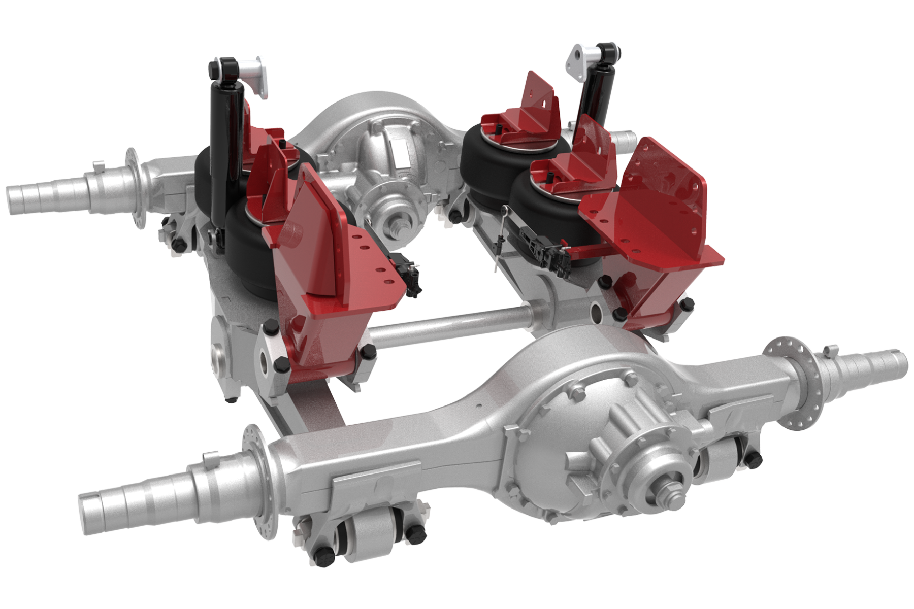 Front view of Air Link Suspension