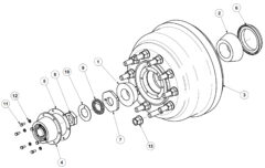 DuraLift II Hub & Drum