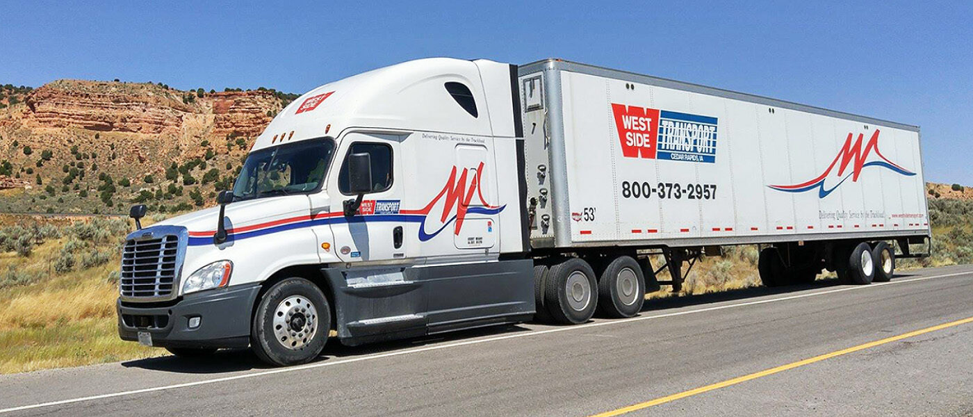 West Side Transport Truck and Trailer