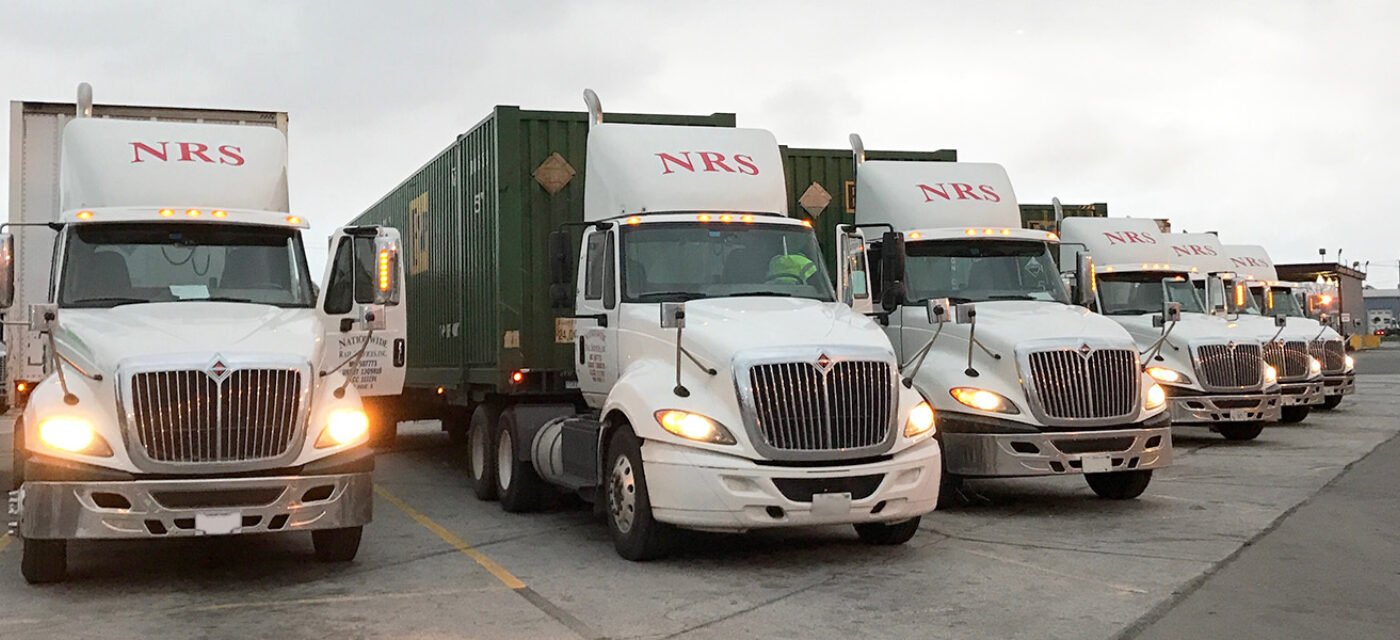 Nationwide Rail Services Trucks with Trailers
