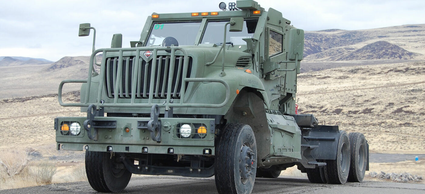 A Navy Heavy Transport Truck