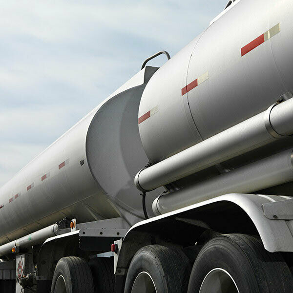 Two tanker trailers