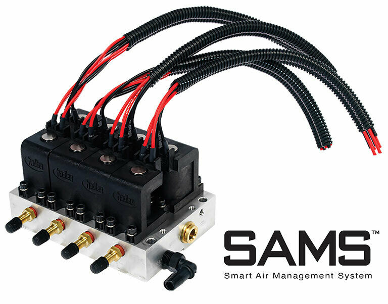 Link's Smart Air Management System unit with the SAMS logo in the bottom right corner