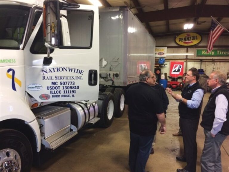 Nationwide Rail Services Truck and Trailer