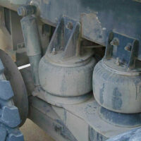 A close up of an Air Link Chassis Suspension