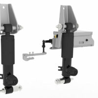 Rendering of the ROI Cabmate model for Cascadia with the Freightliner Cascadia model logo and the ROI Cabmate logo