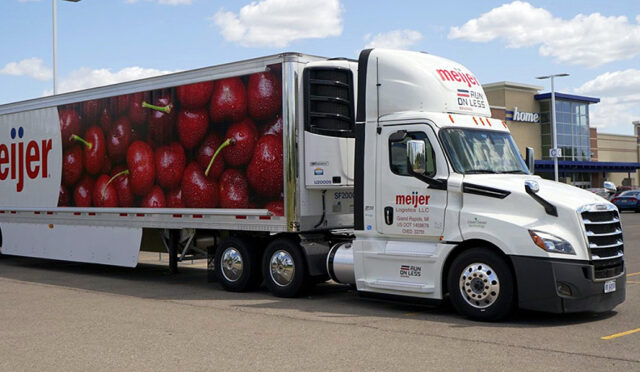 Meijer truck and trailer