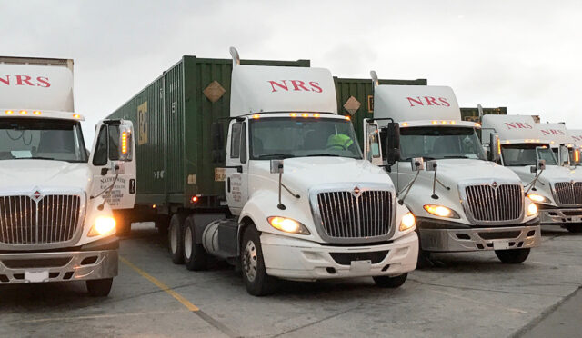 Nationwide Rail Services Trucks with Trailers