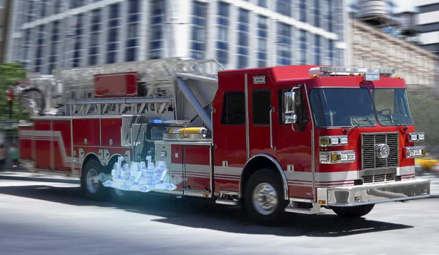 Air Link Redline on Firetruck