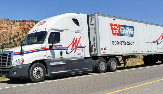 West Side Transport Truck and Trailer