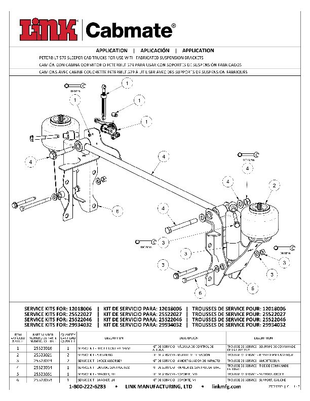 Peterbilt 579 document image - page 1