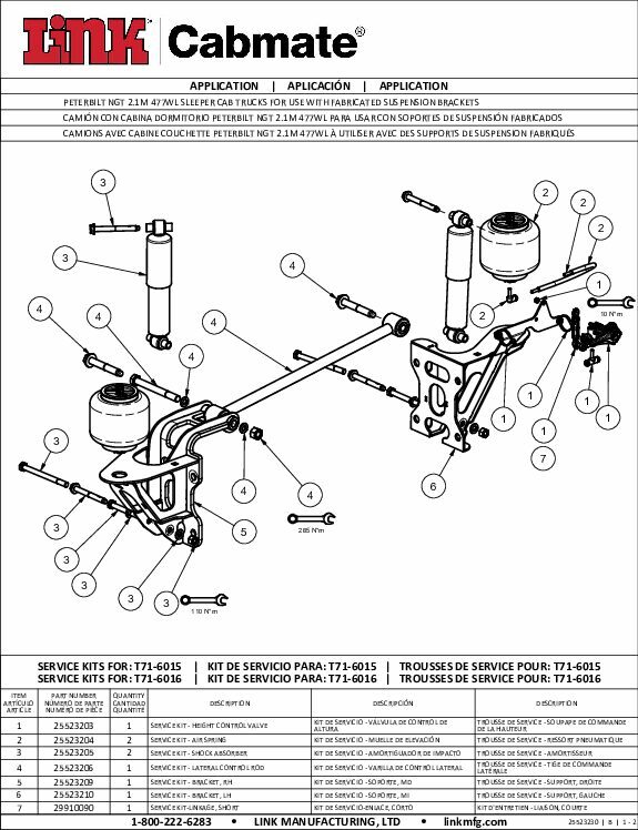 Peterbilt 589 document image - page 1