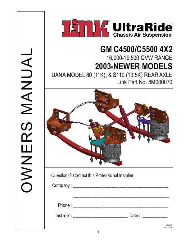 C4500 & C5500 document image - page 1
