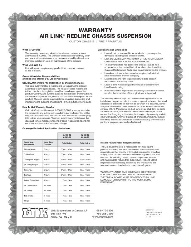 Custom Chassis | Fire Apparatus document image - page 1