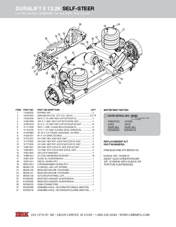 13.2K DuraLift II document image - page 1