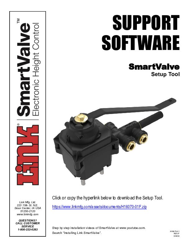 Setup Tool document image - page 1