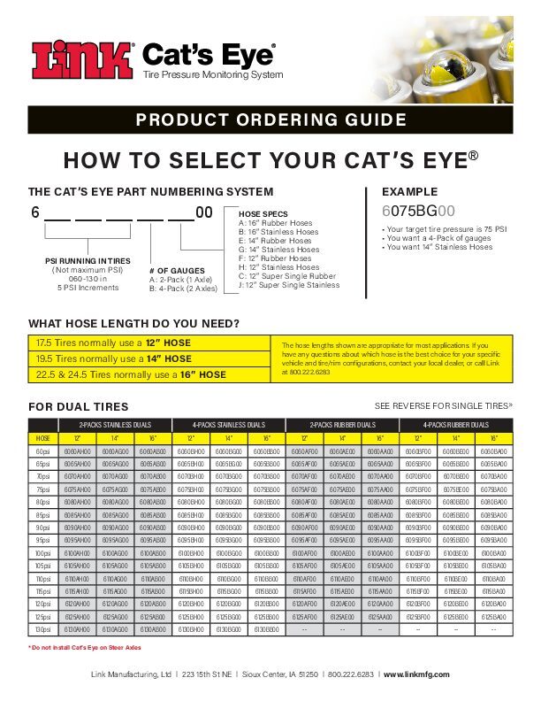 Dual & Super Single Tires document image - page 1