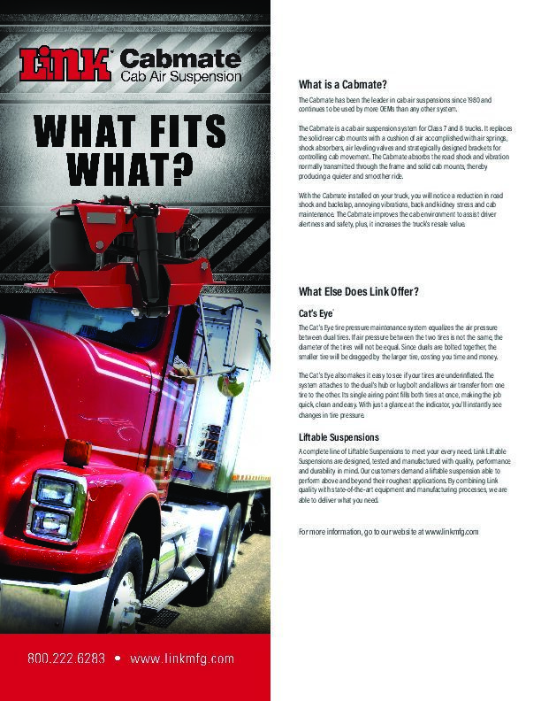 What Fits What document image - page 1
