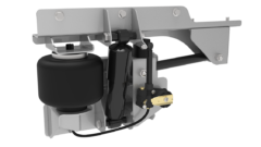 Front view of 2231 2000 cab suspension