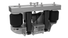 Front view of 2266 E000 cab suspension
