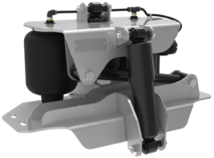 Front view of the 2455 H001 cab suspension