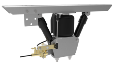 Front view of 2970 A000 cab suspension