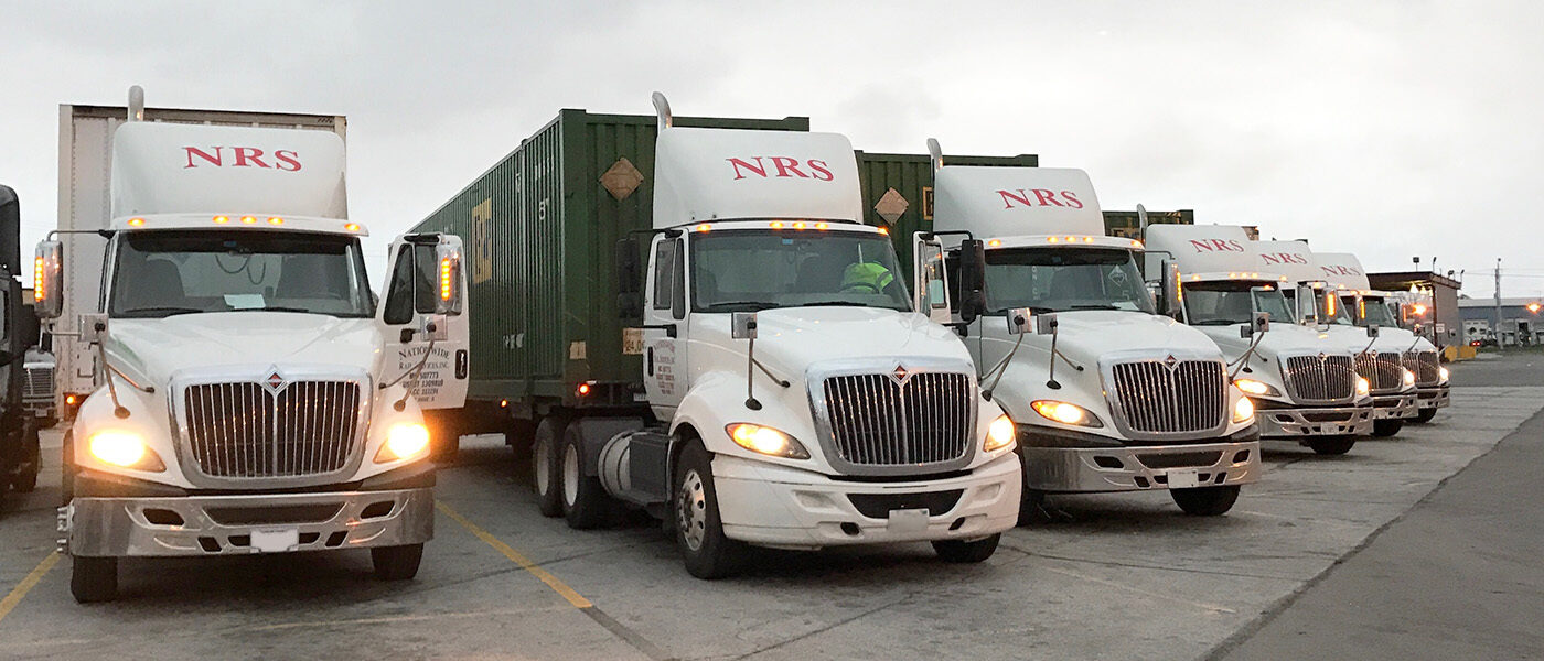 Nationwide Rail Services Trucks with Trailers