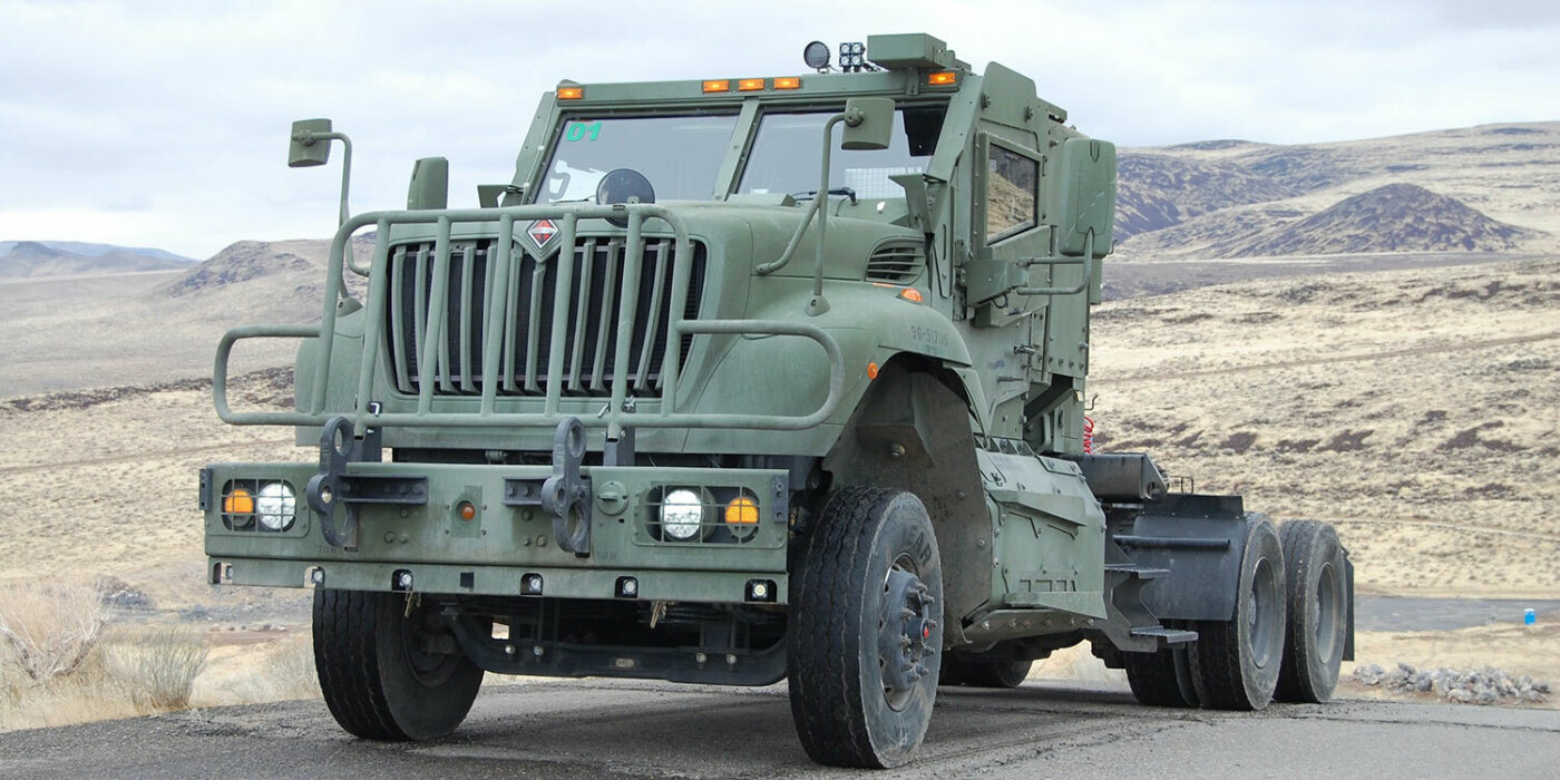 A Navy Heavy Transport Truck