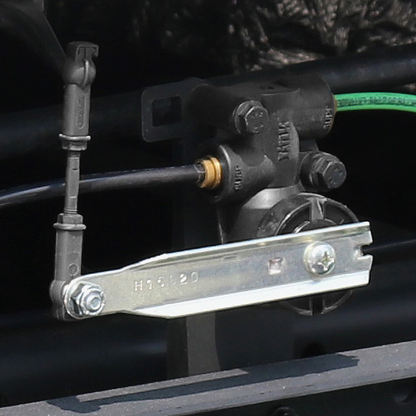 600 Series Height Control Valve installed on cab suspension