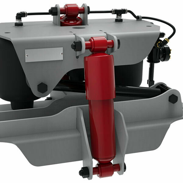 A rendering of the Cabmate with the Shock highlighted in red
