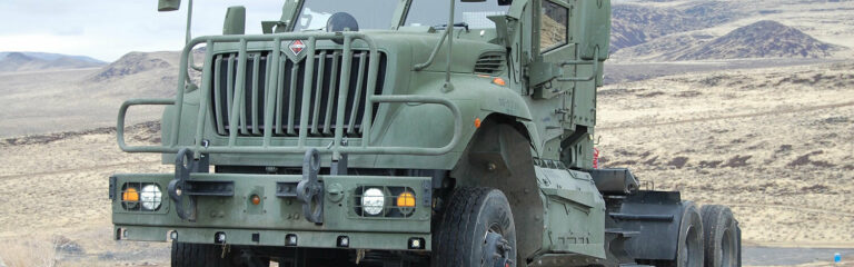 A Navy Heavy Transport Truck