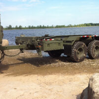 The MSVS Trailer by a lake