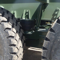 Link's Military Tactical Trailer Suspension equipped on a trailer