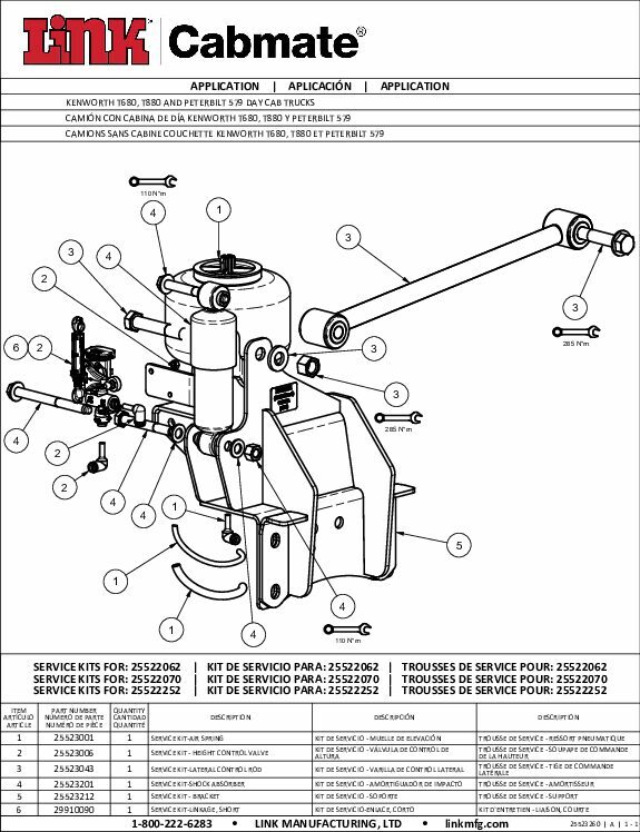 PACCAR Day Cab document image - page 1