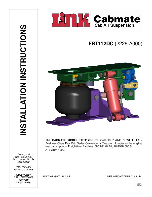 FRT112DC document image - page 1