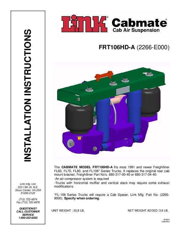 FRT106-HD-A document image - page 1