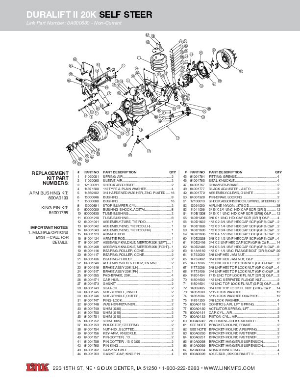 20K DuraLift II document image - page 1