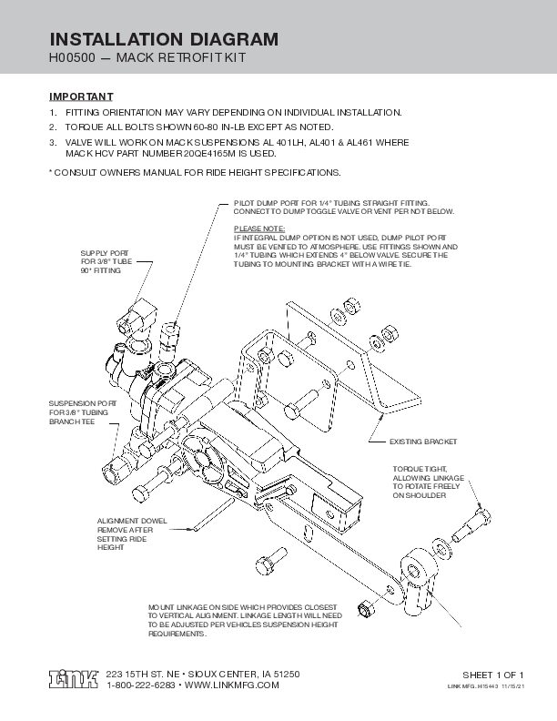H00500CF - Mack document image - page 1