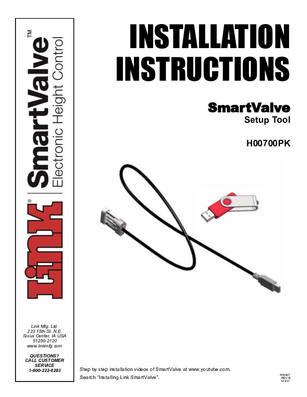 Setup Tool document image - page 1