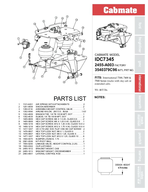 IDC7345 document image - page 1